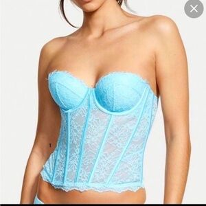 Victoria’s Secret Baby Blue Corset Top